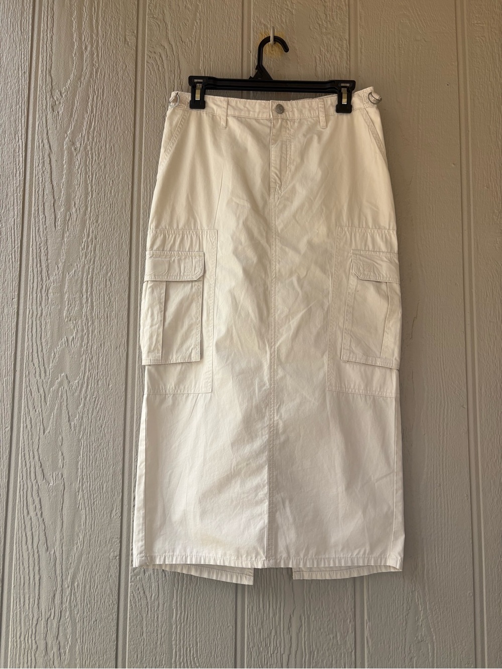 wild fable White Cargo Pocket Midi Skirt
